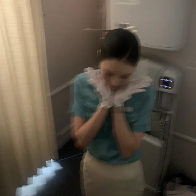 操商务舱已婚空姐，淫语不断。